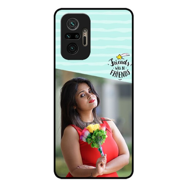 Redmi Note 10 Pro Max Custom Glass Phone Case - Friends Picture Icon Design Redmi Note 10 Pro Max Custom Glass Phone Case - Friends Picture Icon Design