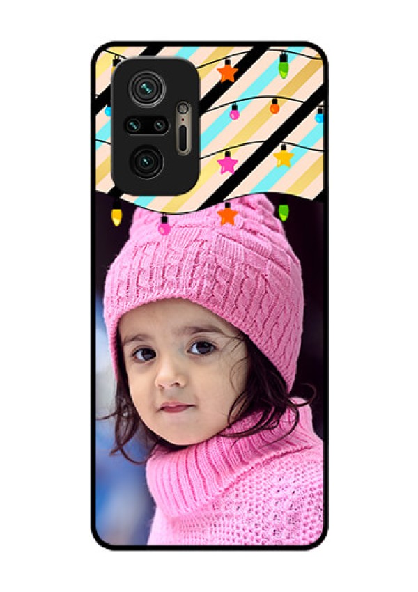 Redmi Note 10 Pro Max Custom Glass Mobile Case - Lights Hanging Design