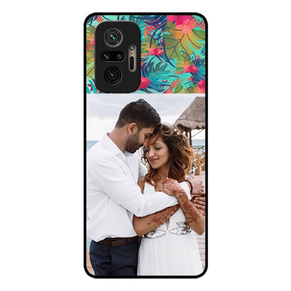 Redmi Note 10 Pro Max Photo Printing on Glass Case - Watercolor Floral Design Redmi Note 10 Pro Max Photo Printing on Glass Case - Watercolor Floral Design
