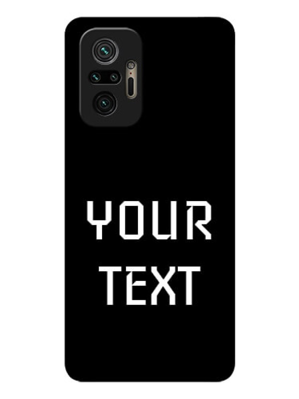 Custom Redmi Note 10 Pro Max Your Name on Glass Phone Case
