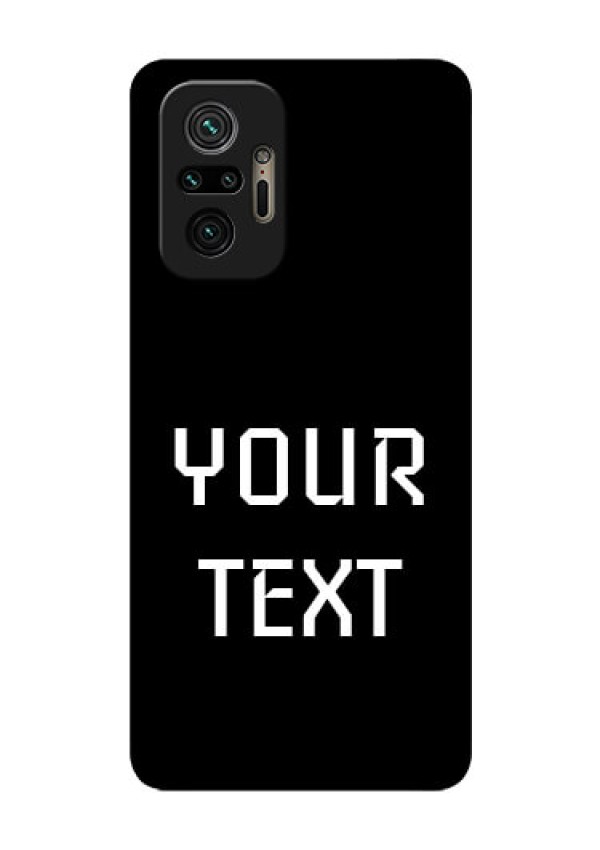 Redmi Note 10 Pro Max Your Name on Glass Phone Case
