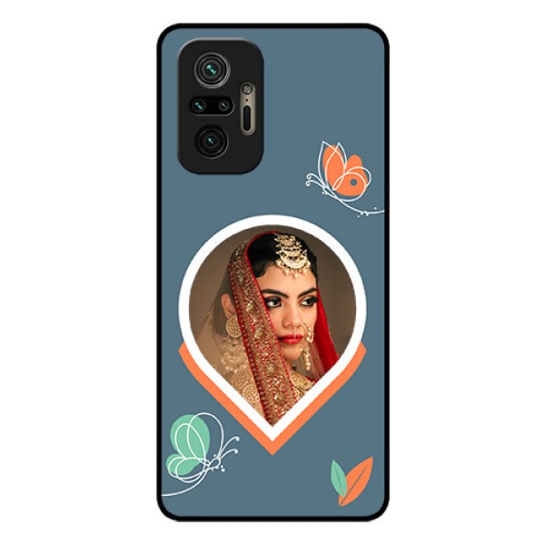 Xiaomi Redmi Note 10 Pro Max Custom Glass Mobile Case - Droplet Butterflies Design Xiaomi Redmi Note 10 Pro Max Custom Glass Mobile Case - Droplet Butterflies Design