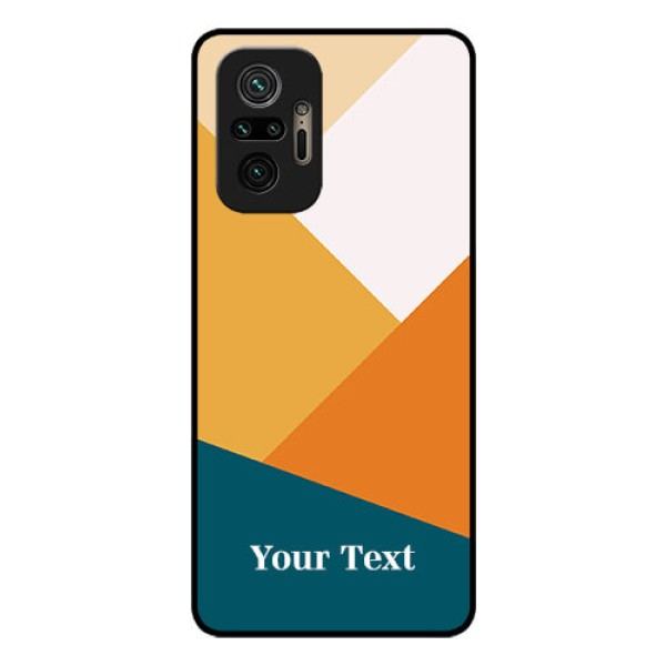 Xiaomi Redmi Note 10 Pro Max Personalized Glass Phone Case - Stacked Multi-colour Design Xiaomi Redmi Note 10 Pro Max Personalized Glass Phone Case - Stacked Multi-colour Design