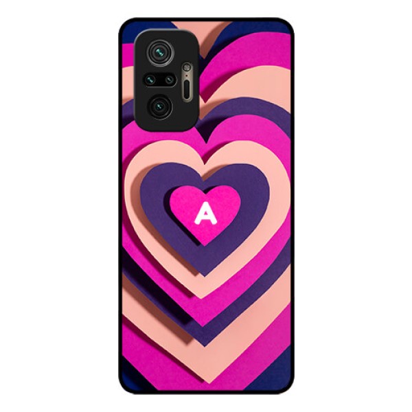 Xiaomi Redmi Note 10 Pro Max Custom Glass Mobile Case - Cute Heart Pattern Design Xiaomi Redmi Note 10 Pro Max Custom Glass Mobile Case - Cute Heart Pattern Design