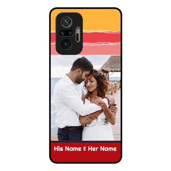Redmi Note 10 Pro Custom Glass Mobile Case - Colorful Case Design