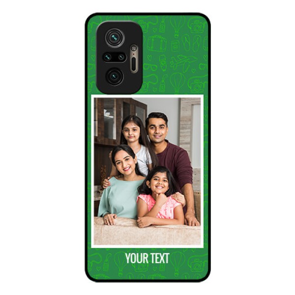 Redmi Note 10 Pro Personalized Glass Phone Case - Picture Upload Design