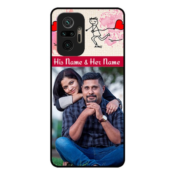 Redmi Note 10 Pro Photo Printing on Glass Case - You and Me Case Design Redmi Note 10 Pro Photo Printing on Glass Case - You and Me Case Design
