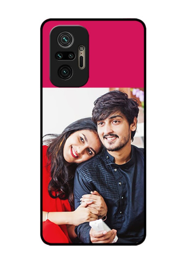 Redmi Note 10 Pro Custom Glass Mobile Case - Anniversary Cover Design