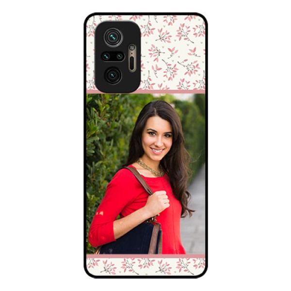 Redmi Note 10 Pro Custom Glass Phone Case - Premium Floral Design