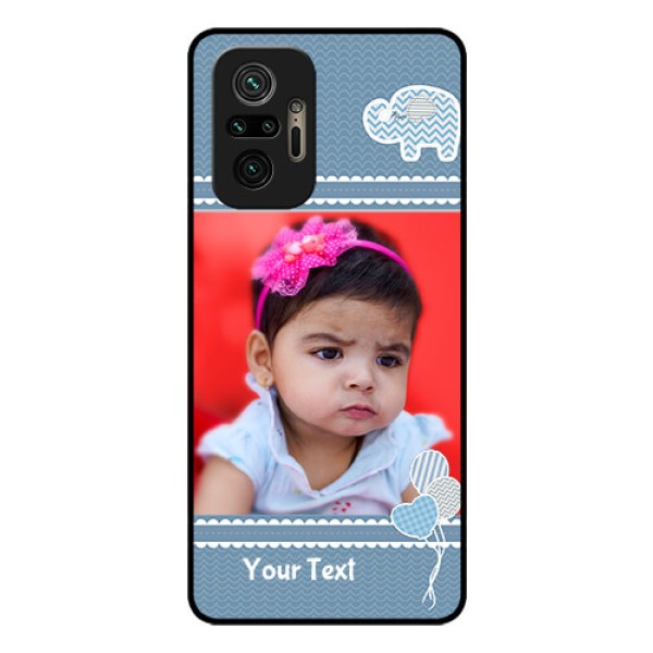 Redmi Note 10 Pro Photo Printing on Glass Case - with Kids Pattern Design Redmi Note 10 Pro Photo Printing on Glass Case - with Kids Pattern Design