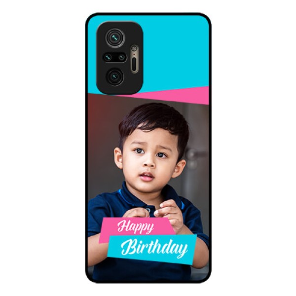 Redmi Note 10 Pro Personalized Glass Phone Case - Image Holder with 2 Color Design Redmi Note 10 Pro Personalized Glass Phone Case - Image Holder with 2 Color Design