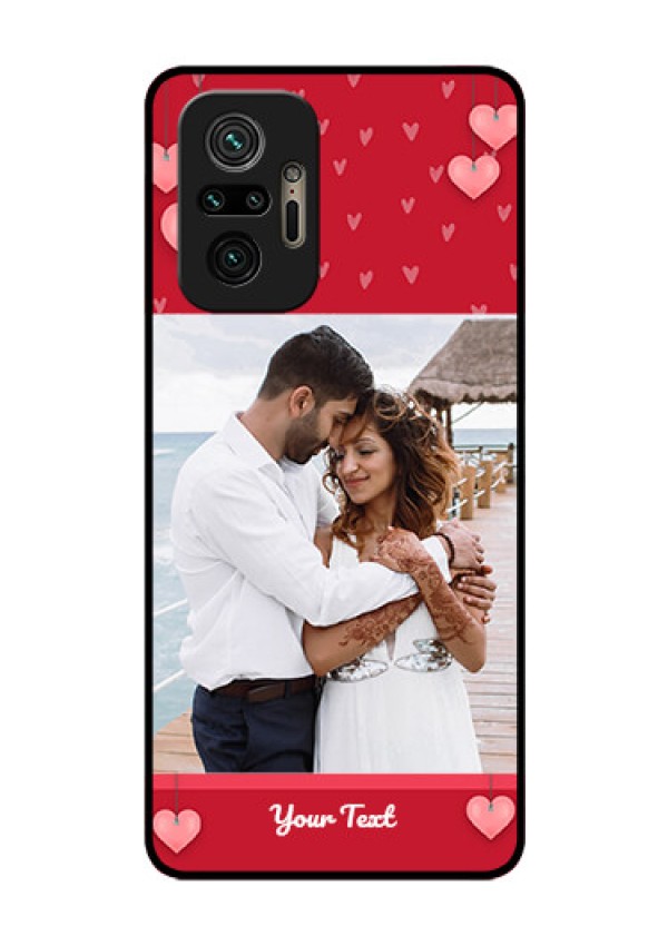 Redmi Note 10 Pro Custom Glass Phone Case - Valentines Day Design