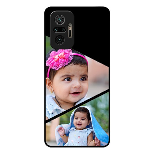 Redmi Note 10 Pro Custom Glass Phone Case - Semi Cut Design