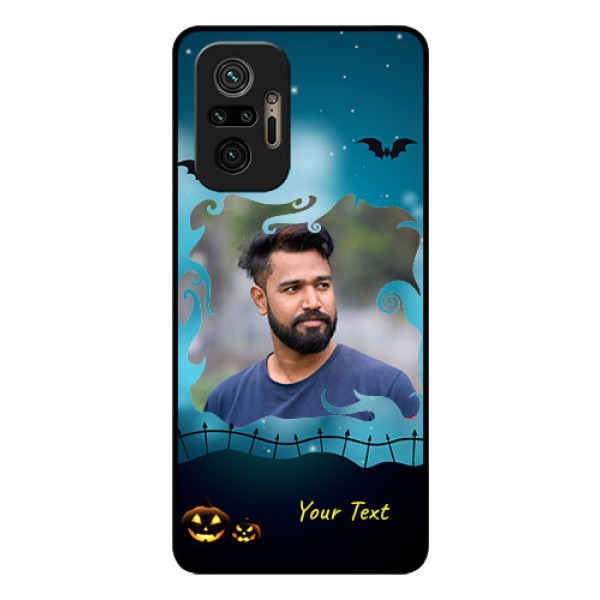 Redmi Note 10 Pro Custom Glass Phone Case - Halloween frame design