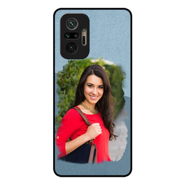 Redmi Note 10 Pro Custom Glass Mobile Case - Grunge Line Art Design