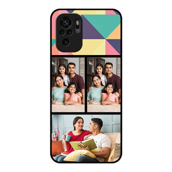 Redmi Note 10 Custom Glass Phone Case - Bulk Pic Upload Design