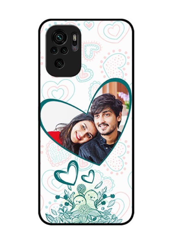 Redmi Note 10 Photo Printing on Glass Case - Premium Couple Design