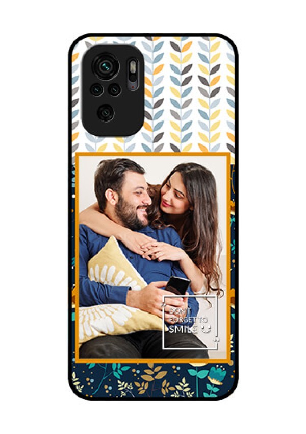 Redmi Note 10 Custom Glass Mobile Case - Pattern Design
