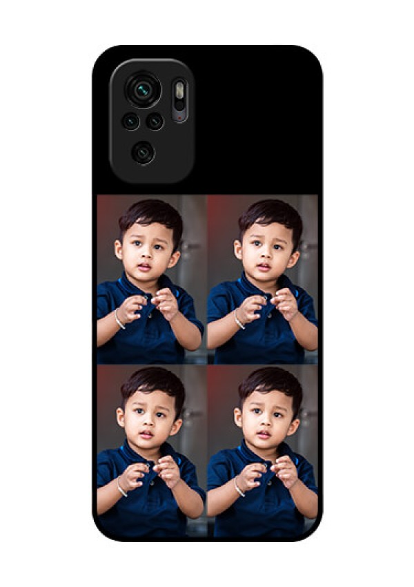 Redmi Note 10 4 Image Holder on Glass Mobile Cover