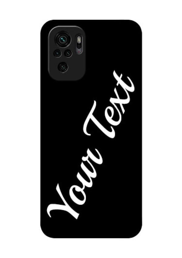 Redmi Note 10 Custom Glass Mobile Cover with Your Name