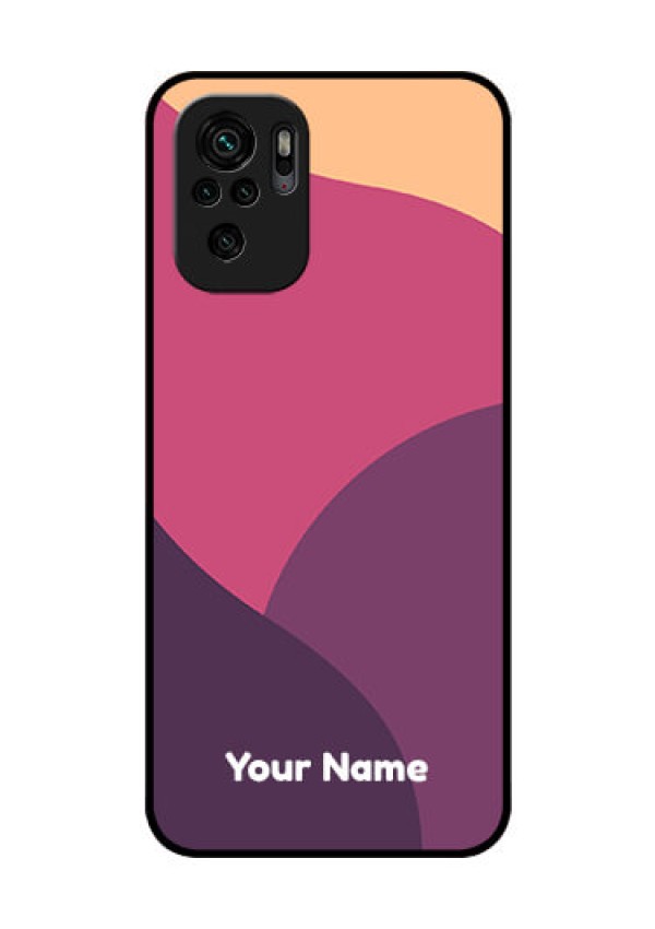 Xiaomi Redmi Note 10 Custom Glass Phone Case - Mixed Multi-colour abstract art Design
