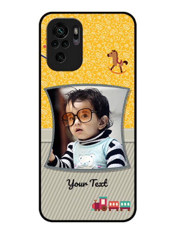 Custom Redmi Note 10s Personalized Glass Phone Case - Baby Picture Upload Design