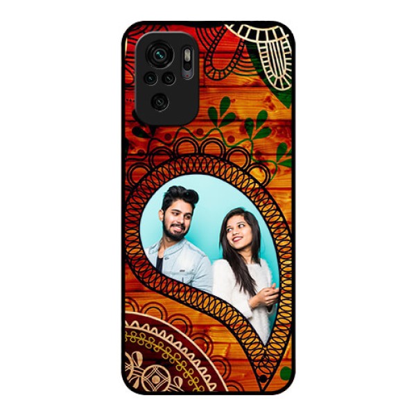 Redmi Note 10s Personalized Glass Phone Case - Abstract Colorful Design Redmi Note 10s Personalized Glass Phone Case - Abstract Colorful Design