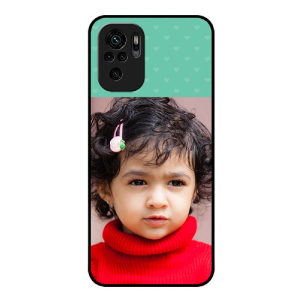 Redmi Note 10s Custom Glass Phone Case - Lovers Picture Design