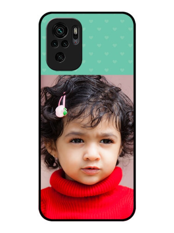 Custom Redmi Note 10s Custom Glass Phone Case - Lovers Picture Design