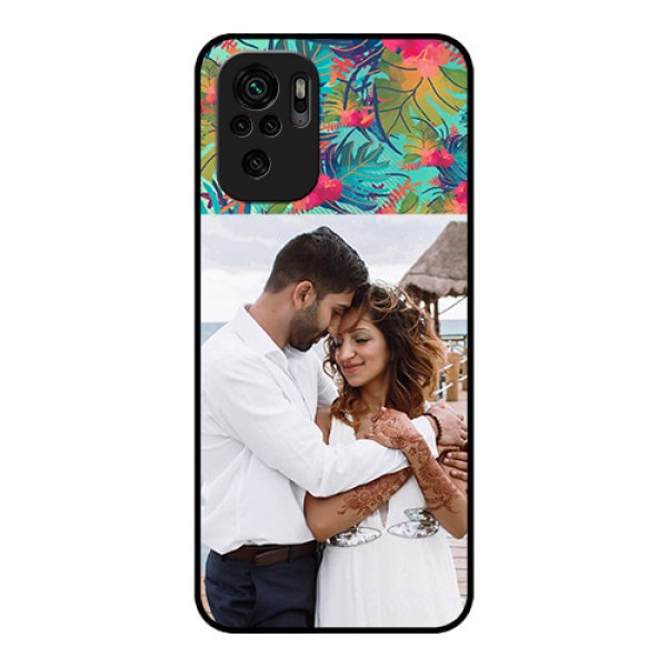 Redmi Note 10s Photo Printing on Glass Case - Watercolor Floral Design Redmi Note 10s Photo Printing on Glass Case - Watercolor Floral Design