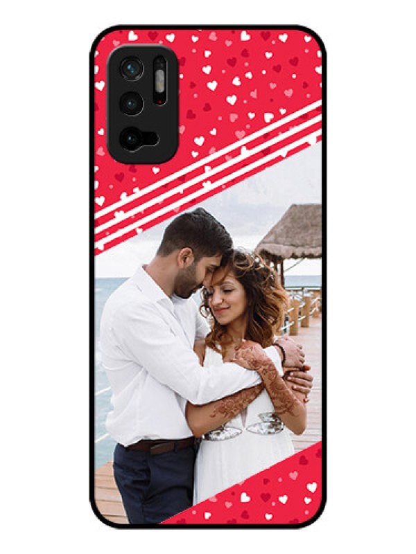 Custom Redmi Note 10T 5G Custom Glass Mobile Case - Valentines Gift Design