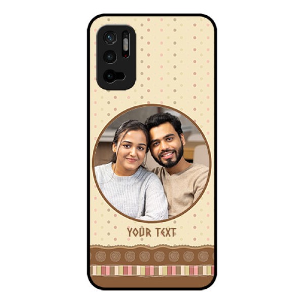 Redmi Note 10T 5G Custom Glass Mobile Case - Brown Dotted Mobile Case Design Redmi Note 10T 5G Custom Glass Mobile Case - Brown Dotted Mobile Case Design