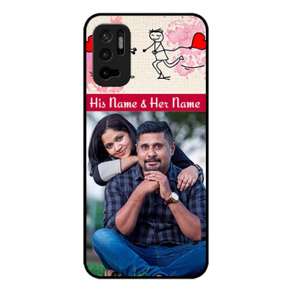Redmi Note 10T 5G Photo Printing on Glass Case - You and Me Case Design Redmi Note 10T 5G Photo Printing on Glass Case - You and Me Case Design