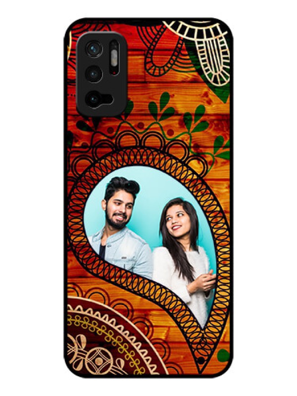 Custom Redmi Note 10T 5G Personalized Glass Phone Case - Abstract Colorful Design