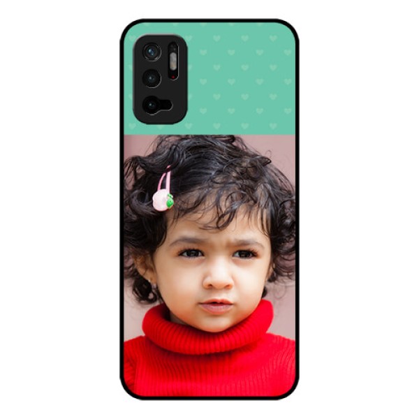 Redmi Note 10T 5G Custom Glass Phone Case - Lovers Picture Design