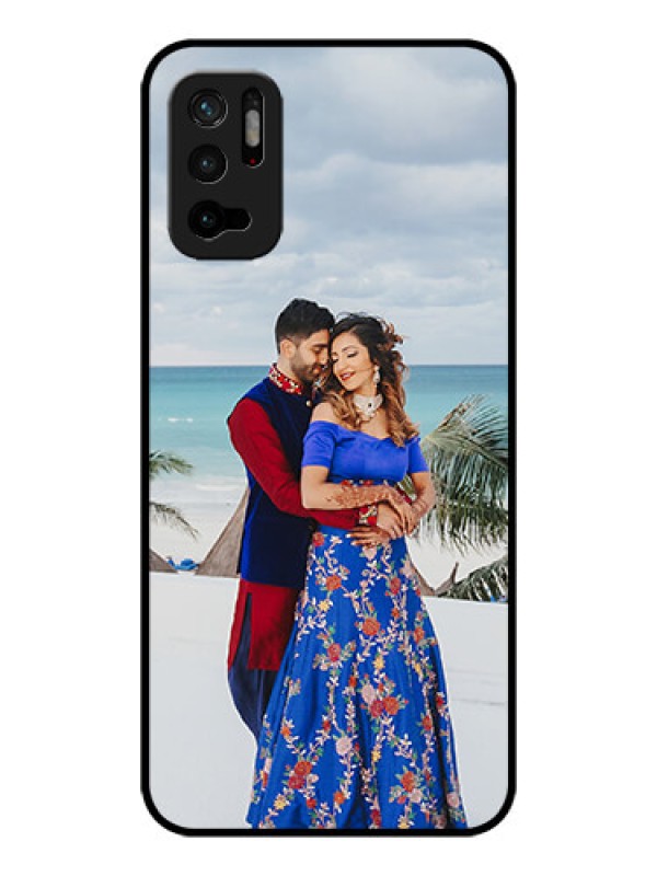 Custom Redmi Note 10T 5G Photo Printing on Glass Case - Upload Full Picture Design