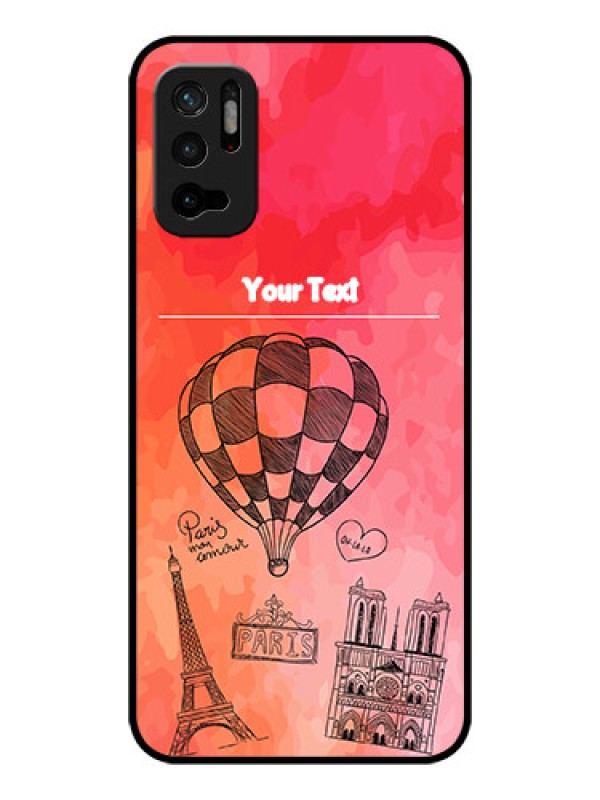 Custom Redmi Note 10T 5G Custom Glass Phone Case - Paris Theme Design