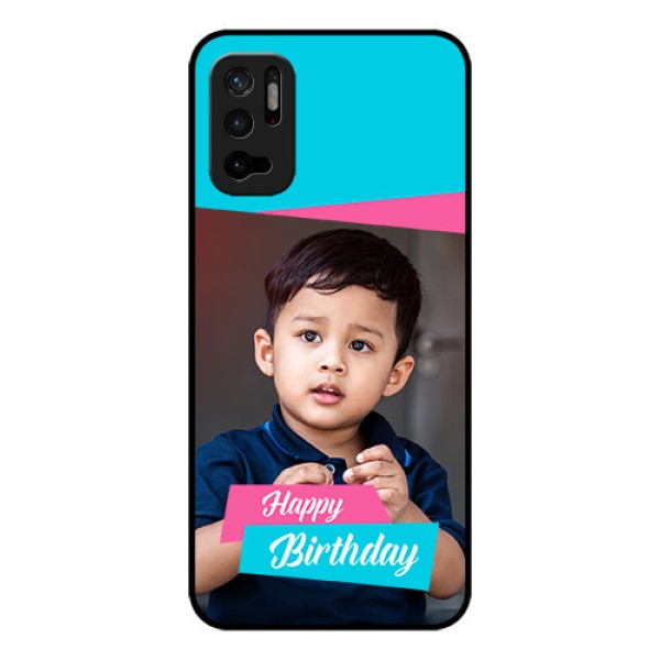 Redmi Note 10T 5G Personalized Glass Phone Case - Image Holder with 2 Color Design Redmi Note 10T 5G Personalized Glass Phone Case - Image Holder with 2 Color Design