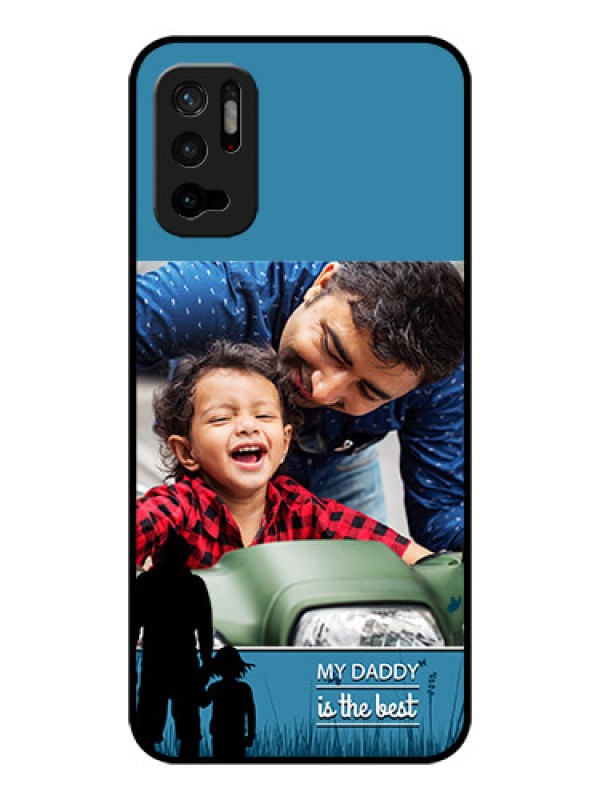 Custom Redmi Note 10T 5G Custom Glass Mobile Case - Best dad design 