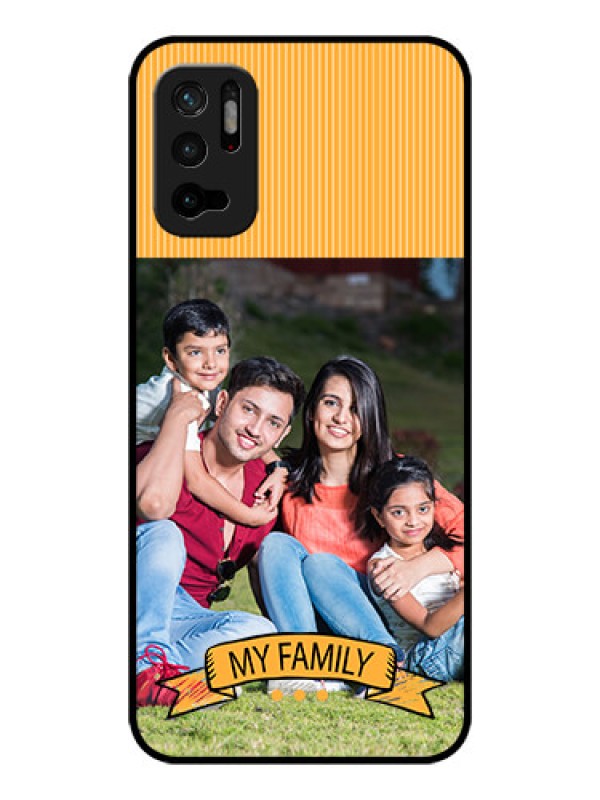 Custom Redmi Note 10T 5G Custom Glass Phone Case - My Family Design
