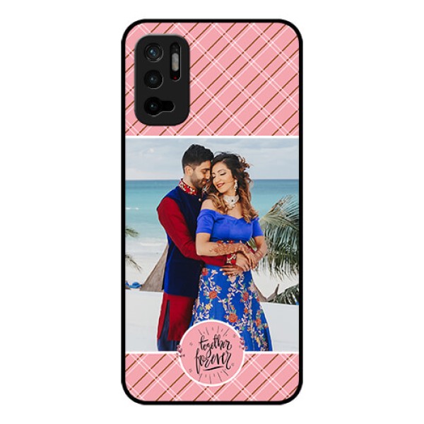 Redmi Note 10T 5G Personalized Glass Phone Case - Together Forever Design Redmi Note 10T 5G Personalized Glass Phone Case - Together Forever Design
