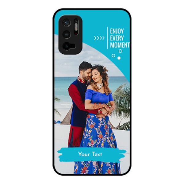Redmi Note 10T 5G Custom Glass Mobile Case - Happy Moment Design