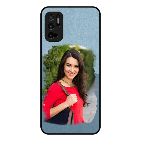 Redmi Note 10T 5G Custom Glass Mobile Case - Grunge Line Art Design