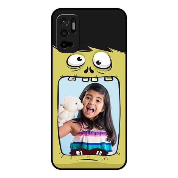 Redmi Note 10T 5G Personalized Glass Phone Case - Cartoon monster back case Design Redmi Note 10T 5G Personalized Glass Phone Case - Cartoon monster back case Design