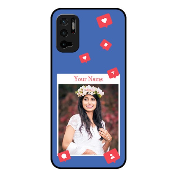 Xiaomi Redmi Note 10T 5G Custom Glass Phone Case - Like Share And Comment Design Xiaomi Redmi Note 10T 5G Custom Glass Phone Case - Like Share And Comment Design