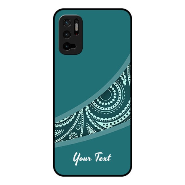 Xiaomi Redmi Note 10T 5G Photo Printing on Glass Case - semi visible floral Design Xiaomi Redmi Note 10T 5G Photo Printing on Glass Case - semi visible floral Design