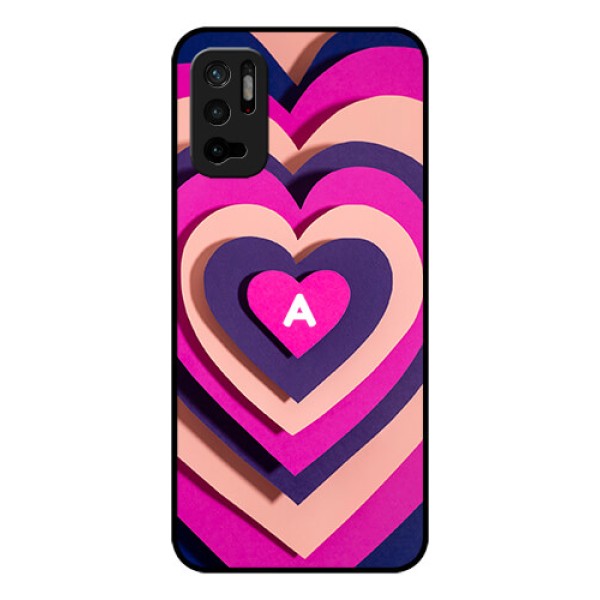 Xiaomi Redmi Note 10T 5G Custom Glass Mobile Case - Cute Heart Pattern Design Xiaomi Redmi Note 10T 5G Custom Glass Mobile Case - Cute Heart Pattern Design