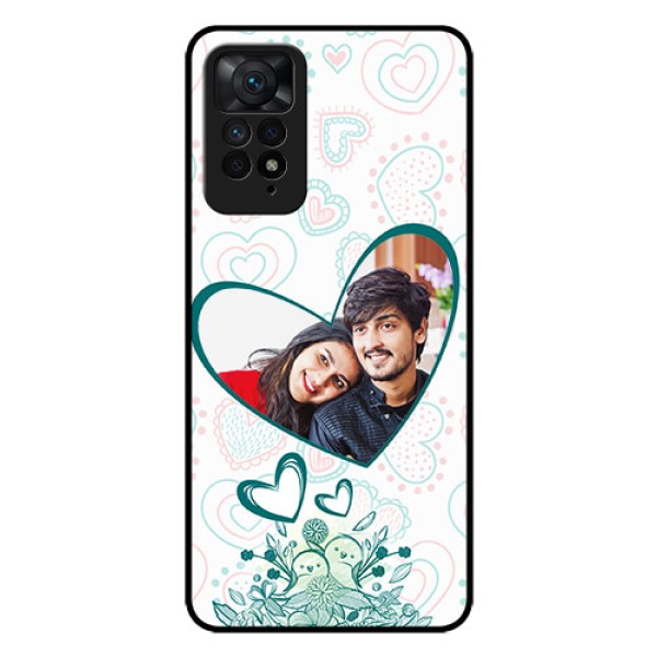 Redmi Note 11 Pro 5G Photo Printing on Glass Case - Premium Couple Design Redmi Note 11 Pro 5G Photo Printing on Glass Case - Premium Couple Design