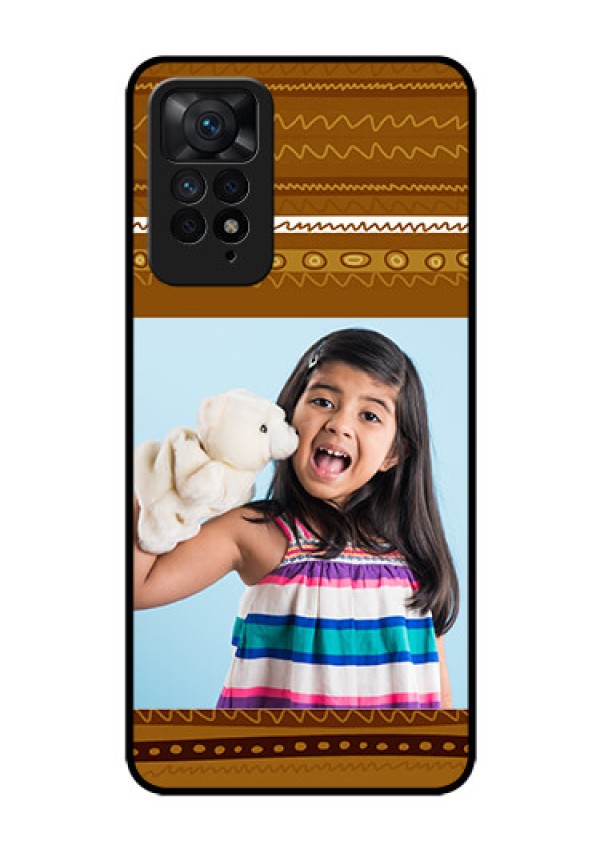 Redmi Note 11 Pro 5G Custom Glass Phone Case - Friends Picture Upload Design