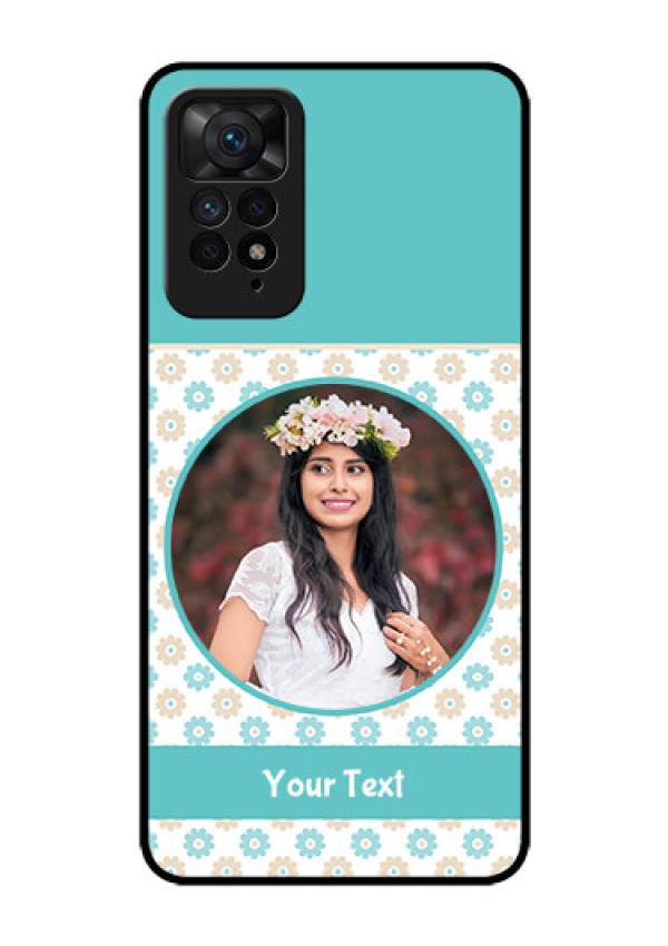 Redmi Note 11 Pro 5G Custom Glass Mobile Case - Beautiful Flowers Design